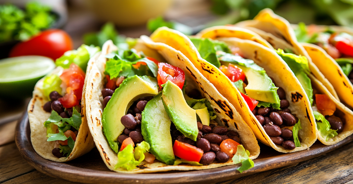 Perfectly soft and flexible homemade vegan tortillas made with just four ingredients—ideal for tacos, wraps, and burritos!